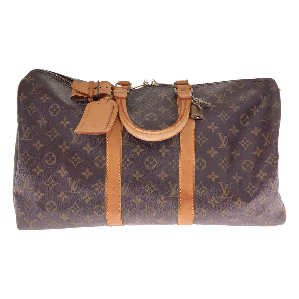 LOUIS VUITTON Monogram Keepall Boston Bag Travel